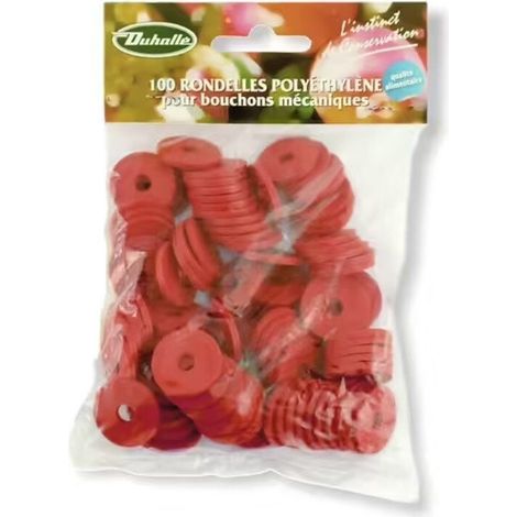 Duhalle Polyethylen Unterlegscheiben Packung mit 100 Stück