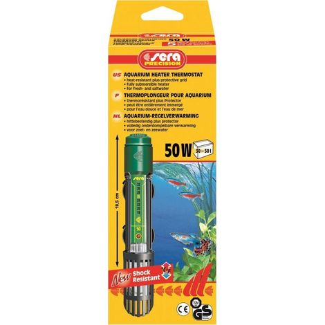 Sera Riscaldatore d'Acqua 50 W per Acquario Compatto