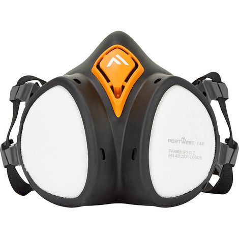 Abek1p3 Halbmaske Einsatzbereit - Schwarz - Portwest