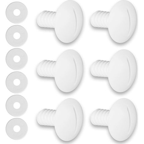 Juego de 12 tornillos para ruedas, de plástico ABS, para robot limpiador de piscinas Polaris 180 280, pieza de repuesto C55 (1/5)