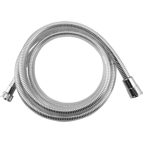 Flexible de douche LASER en plastique, 200cm, chrome/blanc (1/2)