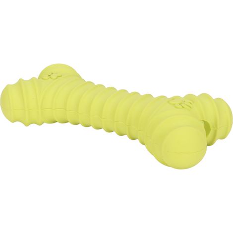 Jouet à mâcher pour chiot, os de dentition en latex, anneau de dentition couineur et confortable pour animaux de compagnie, vert (1/5)