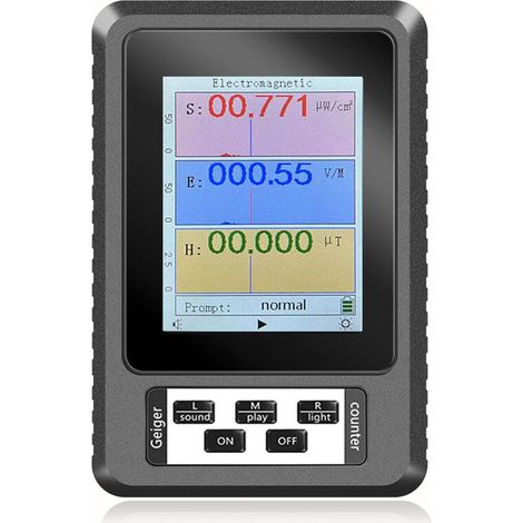 RHG Détect de champ électromagnétique Portable, test de rayonnement, dosimètre, monit, compt EM