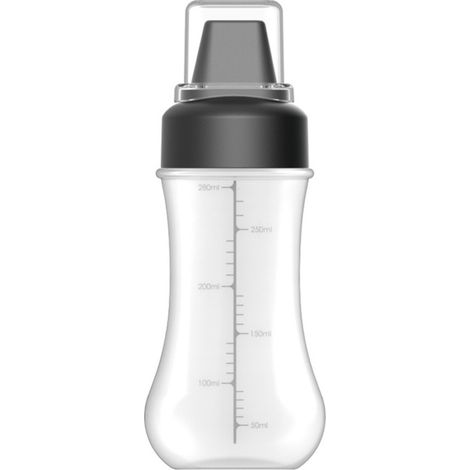Flacon pulvérisateur à 5 trous avec graduation, distributeur d'huile pour ketchup, vinaigrette et moutarde (1/5)
