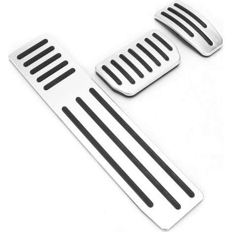 Ensemble de 3 pièces de rechange en métal et caoutchouc pour pédales d'accélérateur et de frein de Tesla Model X 2012-2018 (1/5)