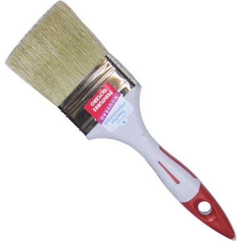 Pennello piatto bimaterico per vernice opaca e satinata 80mm - Savy