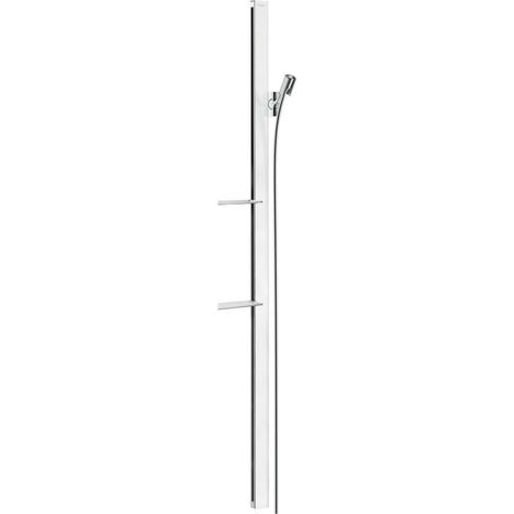 Hansgrohe - Barra de ducha 150 cm, con manguera, blanco/cromo 27645400ROZ1 (1/5)