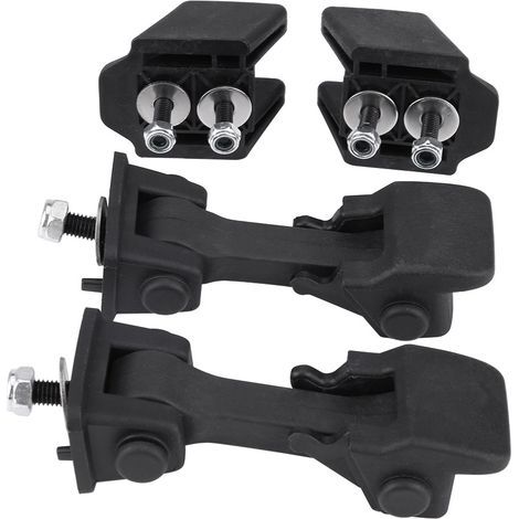 SUNXURY Juego de 2 pestillos de capó y soportes de pestillo para Jeep Wrangler JK 2007-2016 55395653AF. (1/5)