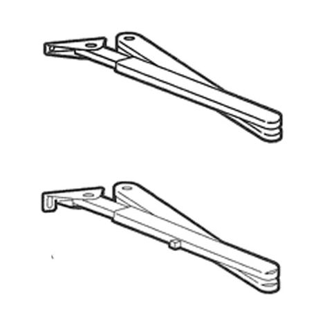 Brazo de cierre. Compás de aluminio TS 72/83 Bca Dorma