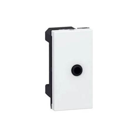 Legrand 078764 Mosaic audio socket - 3.5 mm female jack - 1 mod - White