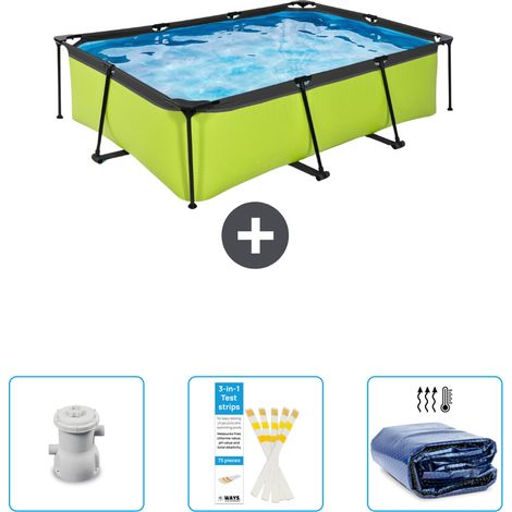 Exit-toys Piscina Exit Rectangular - 220x150x65 cm - 6-piezas  SCB74 (1/4)