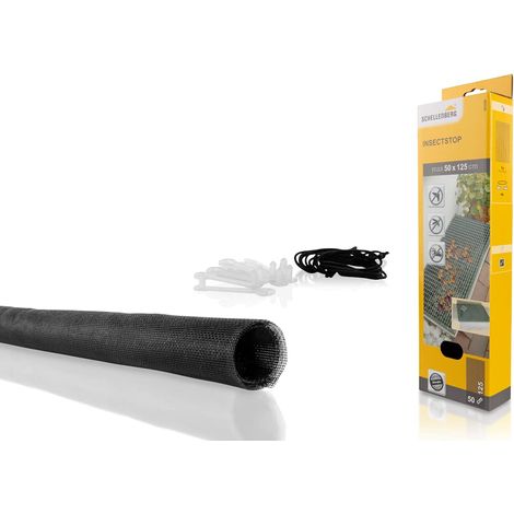 Schellenberg 50350 lucernari, Rotolo zanzariera, Materiale di Fissaggio Incluso, Tessuto in Fibra di Vetro, Rete in fibra di vetro (1/4)