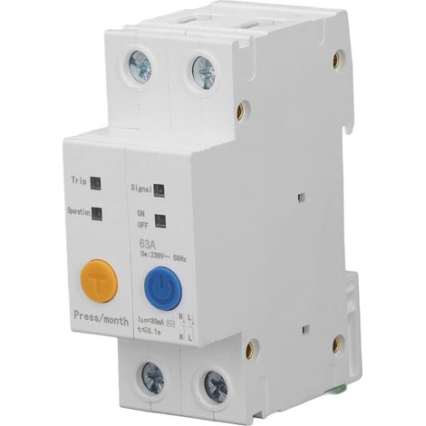 Relais temporisé 2P AC 230V interrupteur de temporisation à commande à distance pour appareils électroménagers (1/5)