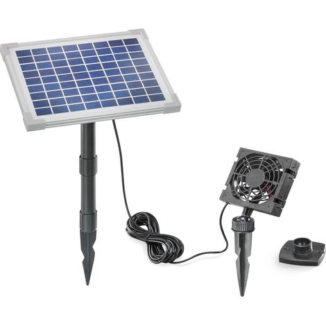 esotec Solarlüfter Set 5W Solarventilator Lüfter Belüftungsset Ventilator 101862 (1/4)