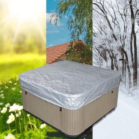 Housse de spa imperméable - - Tissu Oxford robuste - Imperméable - Résistant aux UV - Résistant à la déchirure (1/5)