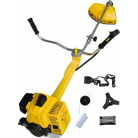 Nemura – Débroussailleuse thermique 63cc – Moteur 2500W – Largeur de coupe 43cm – Système anti-vibrations pour confort d'utilisation