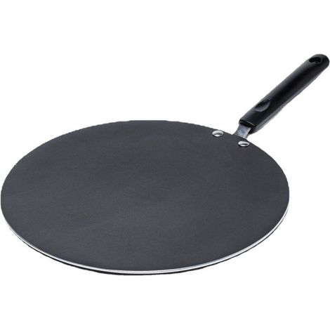 Poêle Antiadhésive avec Manche - Crêpière Professionnelle pour Œufs, Steaks, Galettes et Tortillas