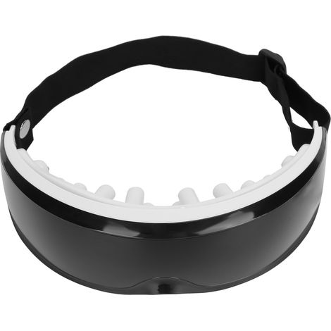 Masque yeux massageur vibrant rechargeable USB, appareil soin contour des yeux anti-fatigue, électrique sans fil, 2 en 1, idéal détente et repos visuel (1/5)