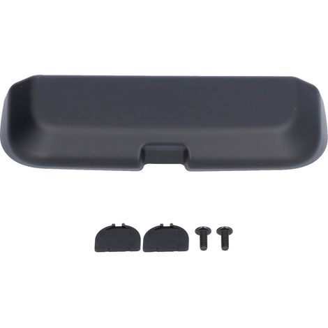 Porte-lunettes de voiture, boîte de rangement pour lunettes, fixation sur poignée de maintien, compatible Macan 2014-2019, noir (1/5)