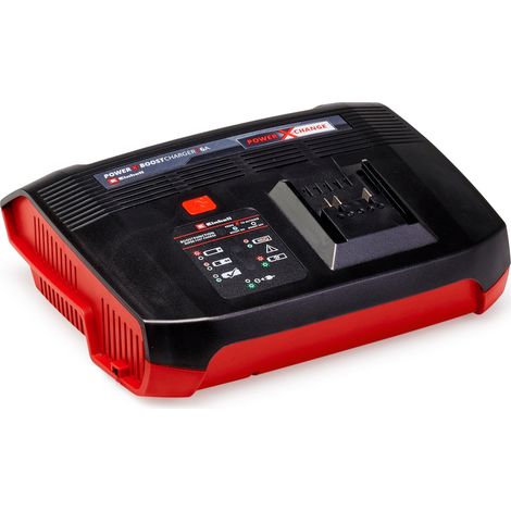 Einhell Chargeur Booster PXC (18V, 220– 240V, Système de charge en 6étapes, Témoin de niveau de charge, Equipé pour être fixé au mur) (1/5)