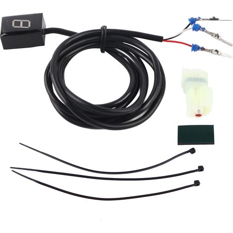 Module de fixation pour prise ECU moto, indicateur numérique de vitesse 6 rapports pour Honda CB400F CB500X CB650F (1/5)