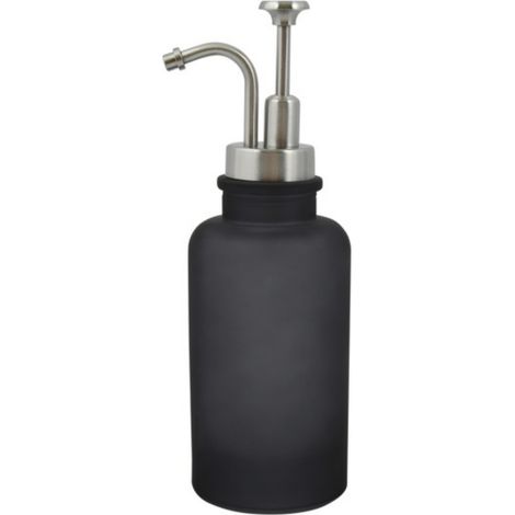Distributeur de savon Verre YOKO Misty Gris Spirella (1/2)