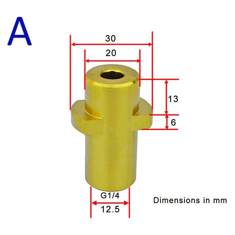 Adaptateur pour nettoyeur haute pression compatible Kärcher, Parkside, Nilfisk, Bosch, Black & Decker, Lavor et Alto. Installation simple et verrouillage rapide-A