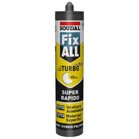 Adesivo sigillante fix all turbo 290 ml SOUDAL