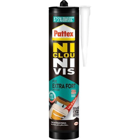 PATTEX - Ni clou ni vis fix extra fort cartouche 380 gr
