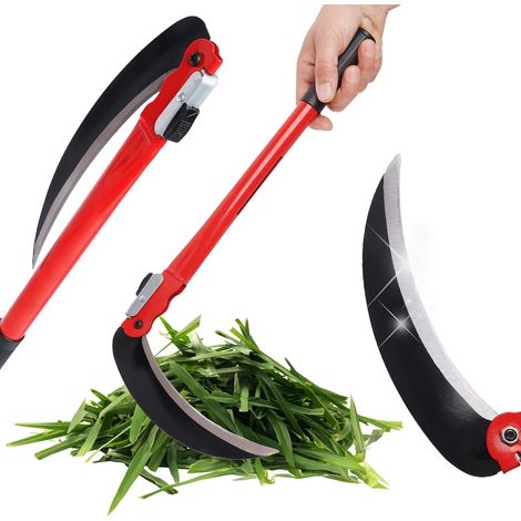 Faucille pliable de qualité supérieure 40 cm Pour tondre l'herbe,l'entretien du jardin,la survie (1/5)