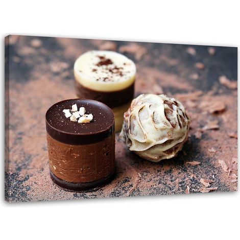 Tableau sur toile Café et bonbons 100x70 (1/5)