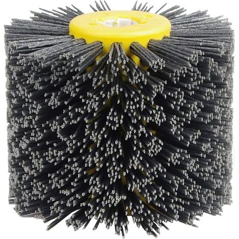 Abrasive Brushes 120 Polishing Wheel Abrasive Wire Wheel Diameter 120 mm Black (120) (1/5)