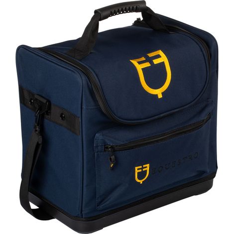 EQUESTRO Borsa kit grooming con tasche NAVY Cavallo (1/5)