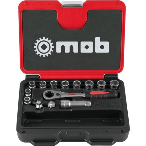 Coffret de douilles traversantes 14 pièces - MOB (1/4)