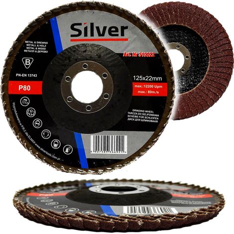 Schleifscheibe silver p 80 125 mm Diamant hohe Haltbarkeit