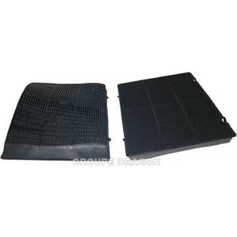 Filtre à charbon type 37 pour hotte Whirlpool – Dimensions 285 x 174 x 55 mm – Remplace les modèles 484000008786 (1/3)