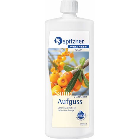 Spitzner Saunaaufguss Sanddorn 1 Liter (1000 ml) Wellness Konzentrat 8850083