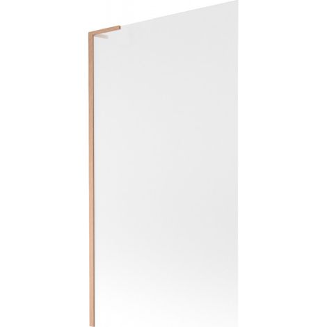 Mexen Next L paroi de baignoire 1-volet 100 x 150 cm, dépoli, cuivre brossé - 895-100-000-03-30-65 (1/5)