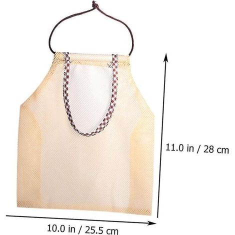 Bolsas de malla reutilizables – Juego de 5 bolsas de tela para frutas, verduras y comestibles, hechas de algodón orgánico tejido a mano, estilo macramé. (1/3)