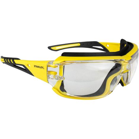 Stanley SYE15-11D EU Gasket Safety Glasses with Clear Lenses for Enhanced Eye Protection