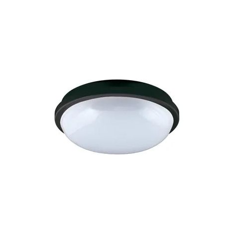 Plafoniera Led Rotonda 20W 230V - Bianco Naturale - Colore: Nero