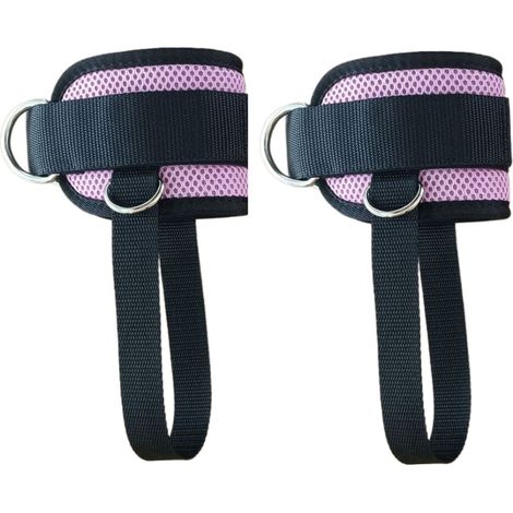 1 Paire de Sangles de Cheville avec Coussin pour Machine à Poulie, Exercices de Jambes et Fessiers, Coudières Polyvalentes (1/5)