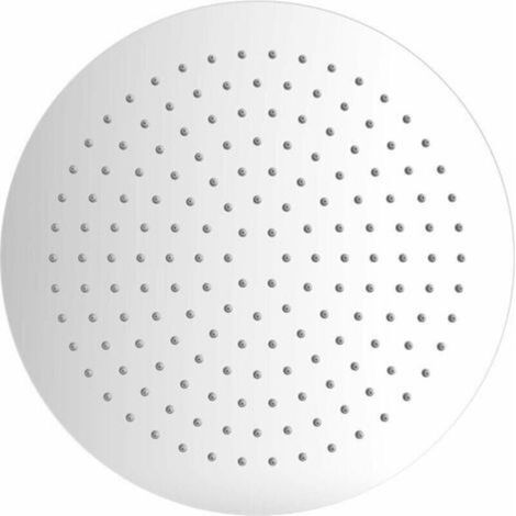 Douche Inox - Douche Economie d'Eau, Pommeau de Douche Ronde 30CM, Tete de Douche Pluie Universelle Filetage 1/2 Pouce (1/5)
