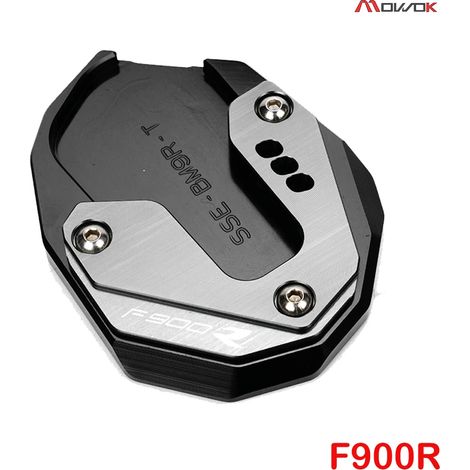 (Gris B-F900R) Compatible avec BMW F900R F900XR 2020-2023 Accessoires moto Porte-clés Béquille latérale Extension de béquille arrière Plaque de support F 900 X XR maxpower (1/4)