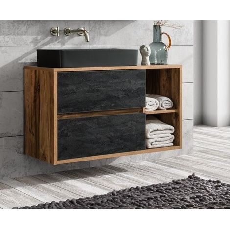 Ensemble meuble sous-vasque + Vasque - 100 cm - New York - Livraison gratuite