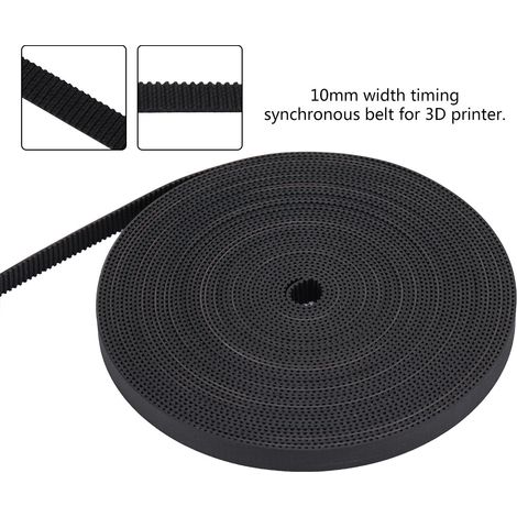 Courroie de distribution 2GT en caoutchouc de 10mm pour imprimante 3D (longueur 10m) (1/4)