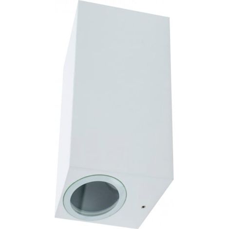 IluminaShop - Aplique de Pared White Kube 2XGU10 IP44