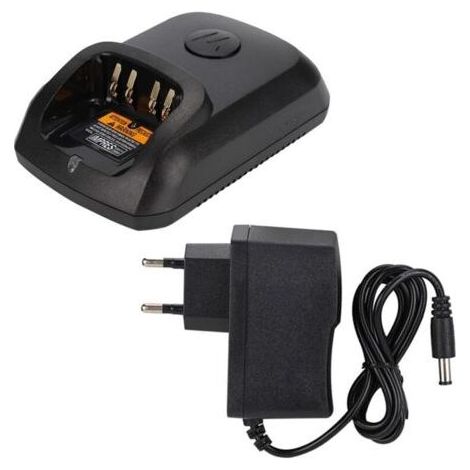Chargeur de talkie-walkie 100-240V – Compatible Motorola XIR P8268 DP4400 DP4800 DP4801 DEP550 – Indicateur de charge intégré (1/5)