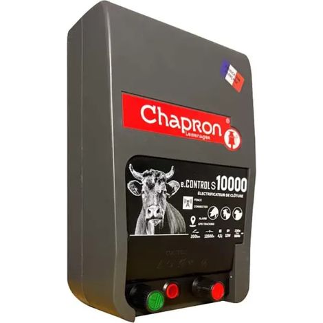 Electrificateur connecté eCONTROL S 10000 - 200 km - 13500V - Chapron Connect (1/5)