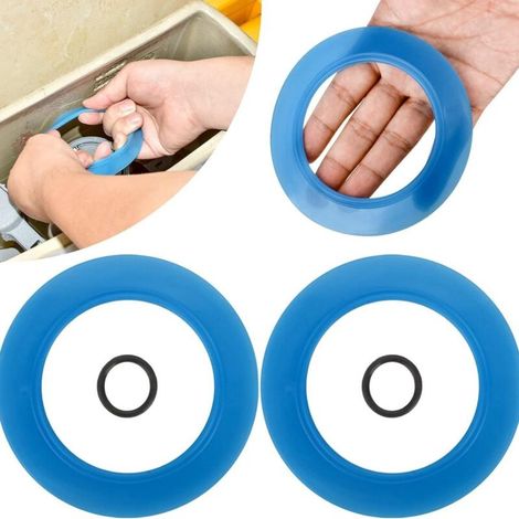 Set mit 4 widerstandsfähigen und wasserdichten Silikondichtungen für Toilettenspülventile (Ref. 7301111-0070A). (1/4)